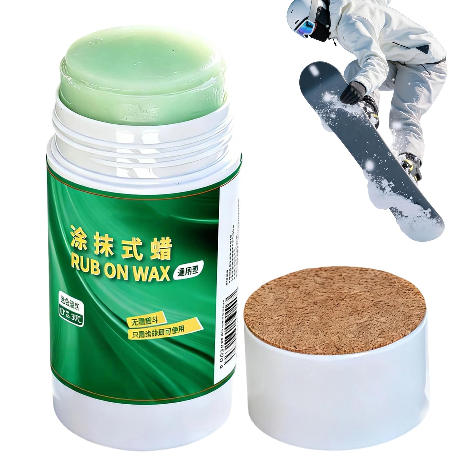 Fart à Frotter pour Snowboard Outil Portable 75g pour Conditions de Vitesse