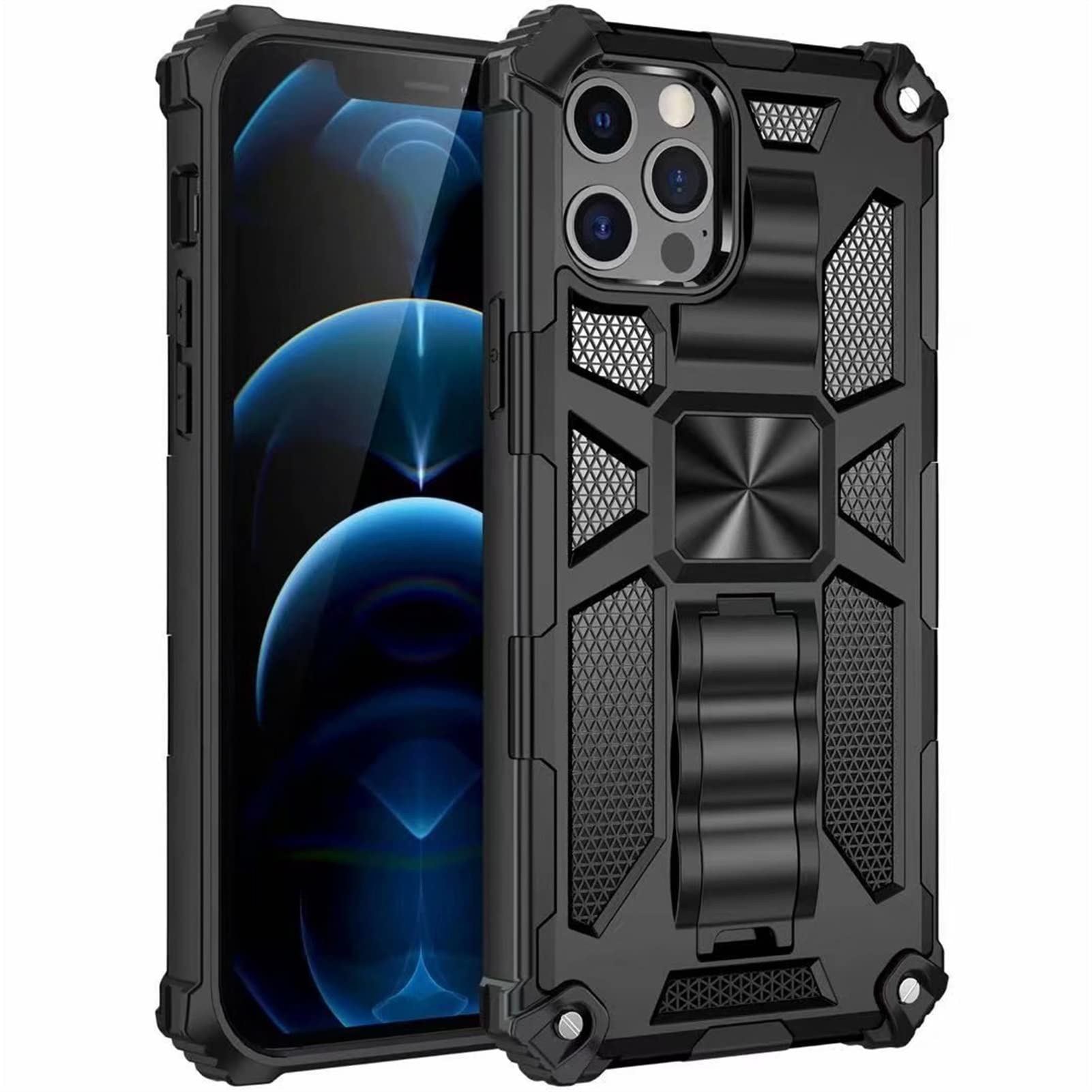 Coque iPhone 12 Mini antichoc couleur Svart contre les rayures