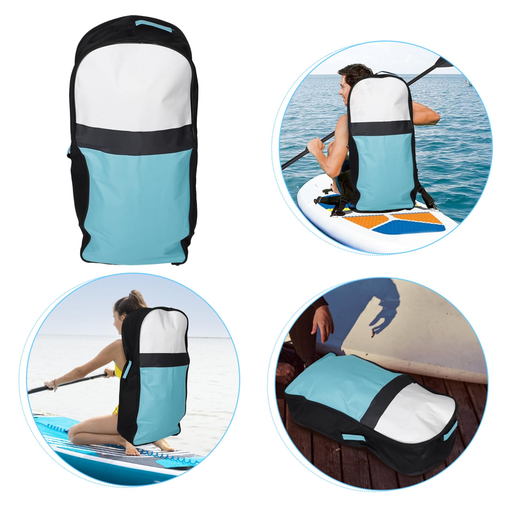 TOYANDONA Aufblasbares Surf Bodyboard Rucksack Oxford Gewebe Ergonomisch Leichter Paddleboard Rucksack Für Anfänger Strand Pool
