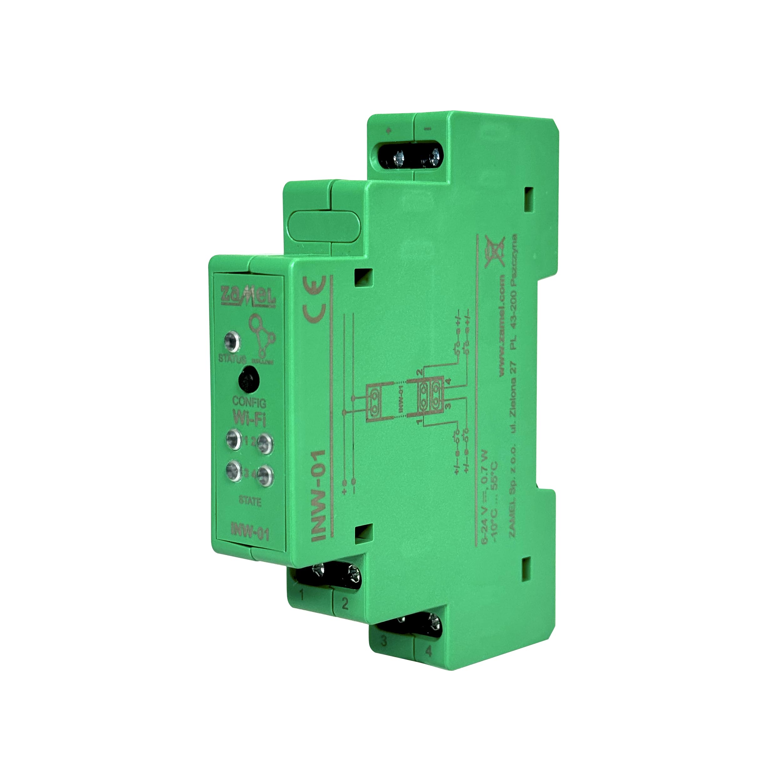 Interfaz WI-FI INW-01 de entradas de señal analógica y digital con conexión estable
