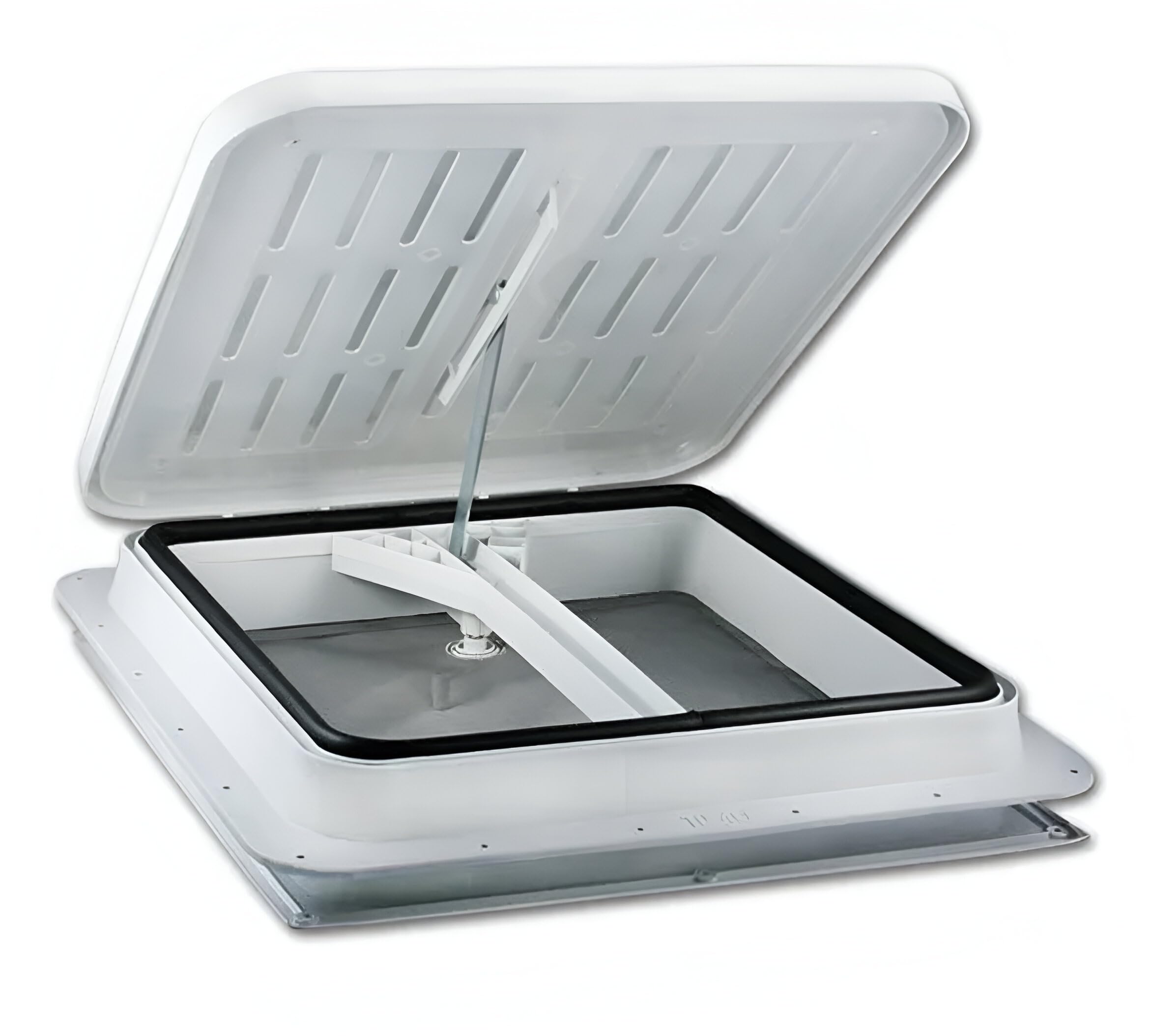 Claraboya 40x40 con Mosquitera y Manivela + Sika 710 – Ventana de Techo TF40 para Caravana y Autocaravana – Recambio Universal Años 90–2000 – Fácil Instalación