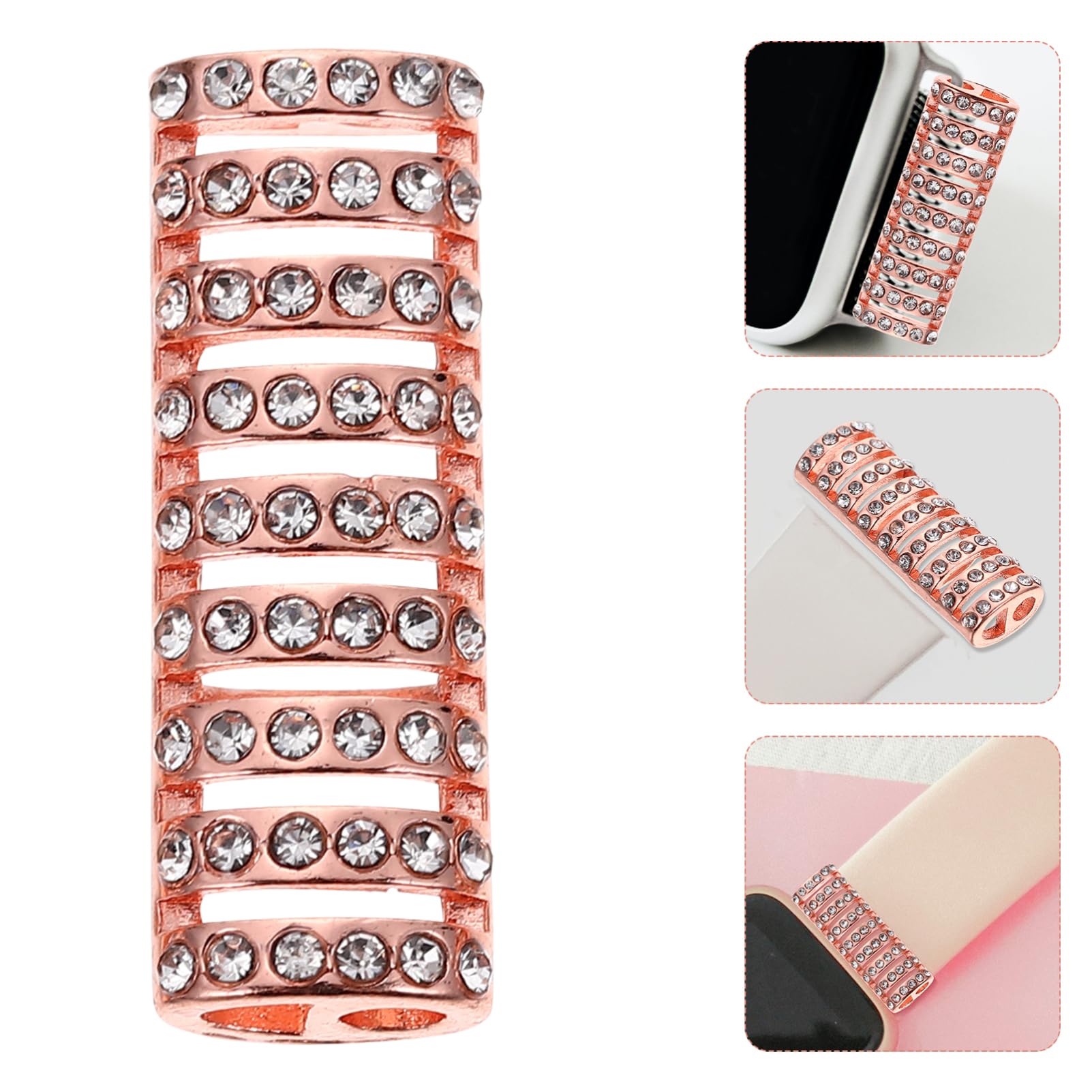 DOITOOL 20 Pièces Connecteur De Sangle Adaptateur De Montre Remplaçable Décor En Métal Garniture Métallique Bande De Montre En Métal Pommes Bracelets De Montre Connecteur De Bracelet