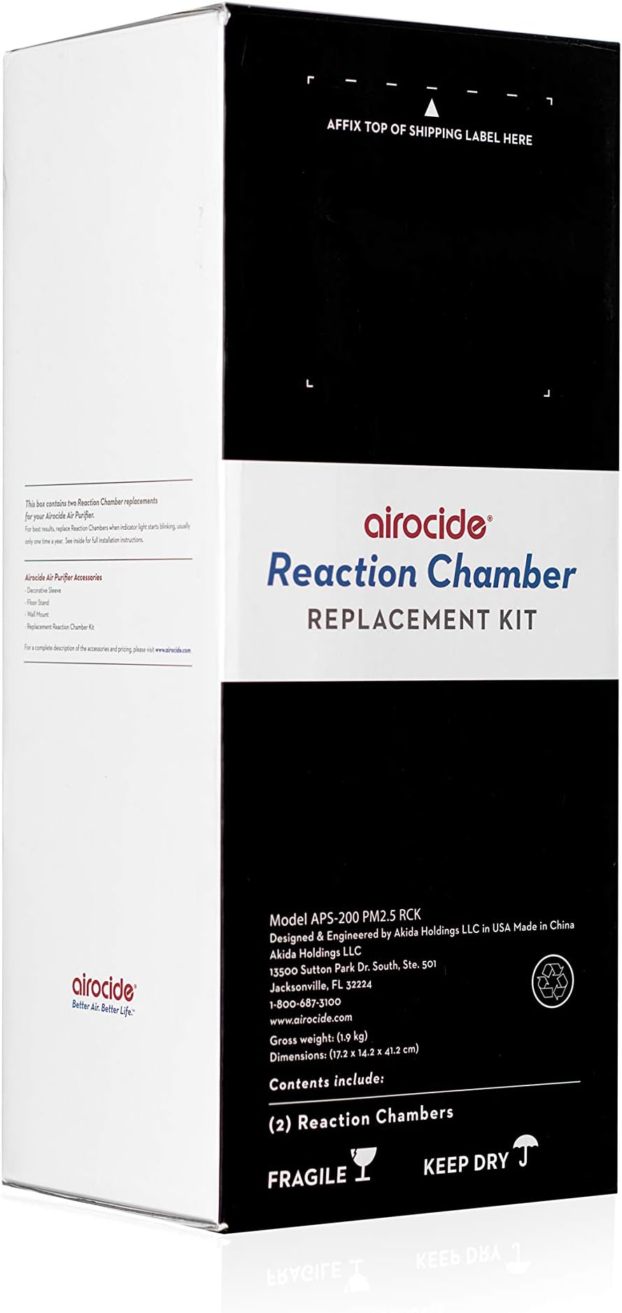 Airocide Replacement Chamber APS-200 PM 2.5