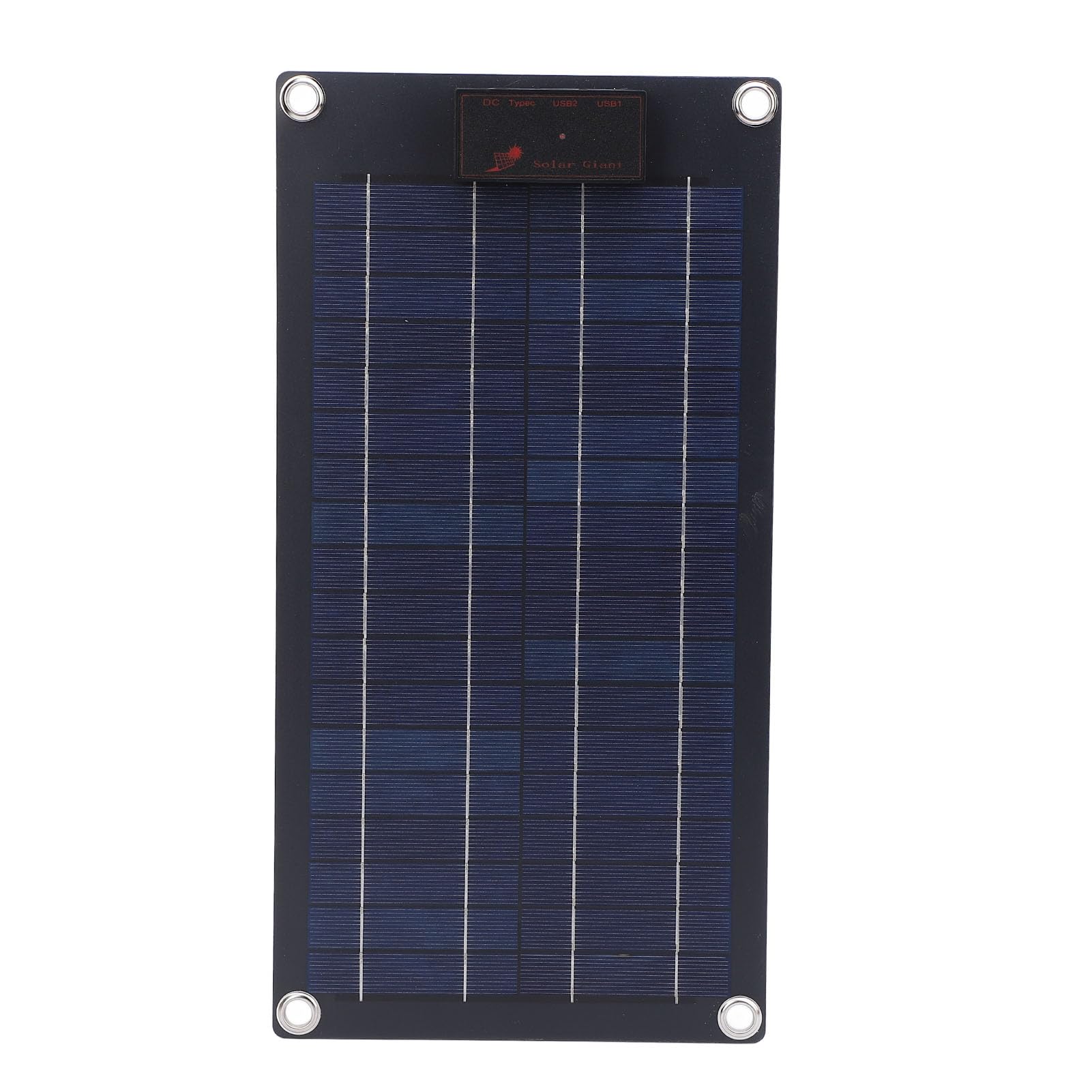 Cargador de Panel Solar de 10 W y 18 V, Cargador Solar USB Portátil con Corriente de Carga de 100 A para Acampar y Caminar