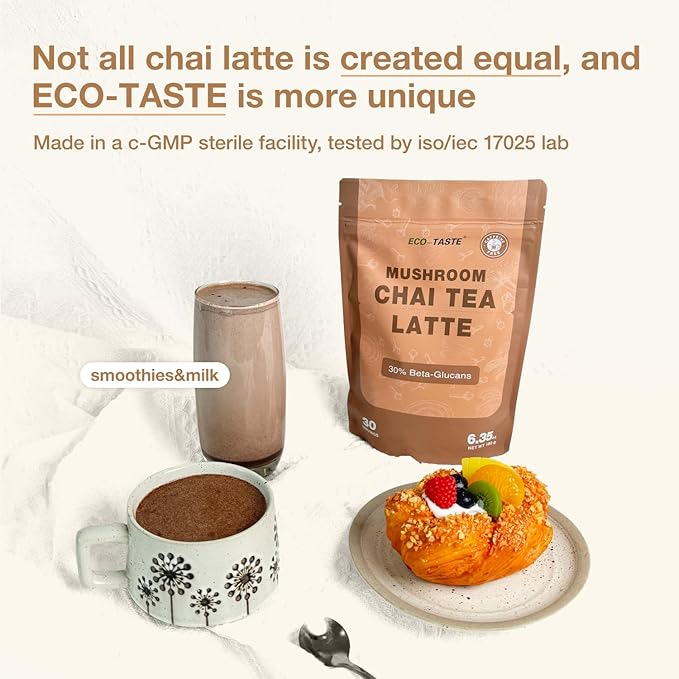 Chai Tea Latte con Hongos 30 Porciones miniatura 6