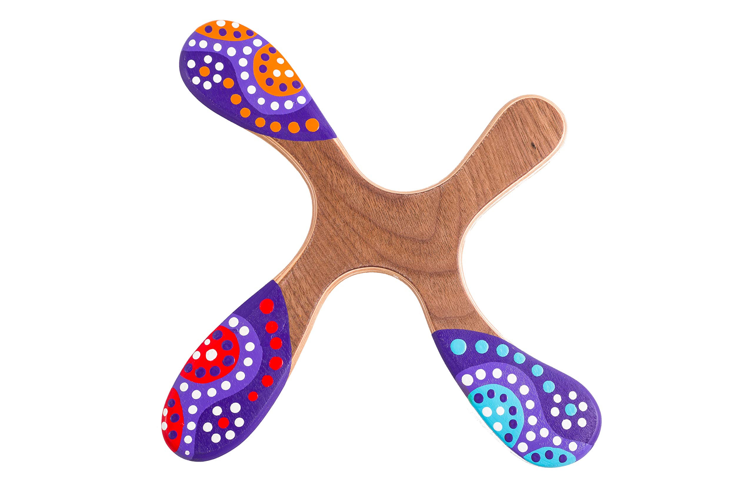 Boomerang en bois pour adultes sport de lancer extérieur le Tiwi