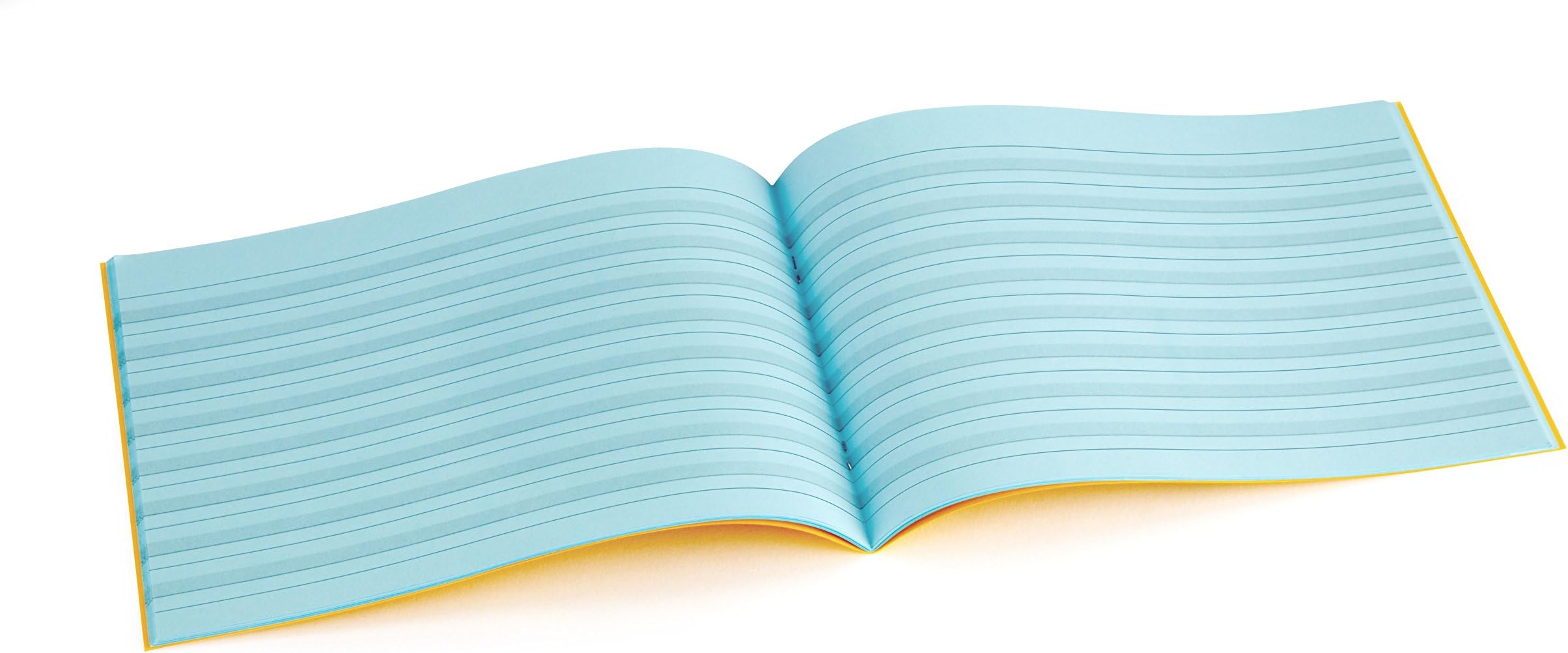Dyslexia Tinted Handwriting Exercise Books - A5 - Aqua (10 Pack)
