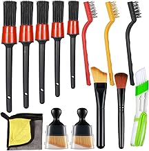 Sheryl&Rain Car Cleaning Brush, 14 Pcs Car Cleaning Brush Kit, Brushes for Detailing Car, Brush Cleaning Car Cars Interior and Exterior for Rims, Dashboard, Air Vents