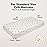 KeaBabies 2-Pack Baby Crib Sheets for Boys, Girls - 52x28 Viscose Derived from Bamboo Toddler Bed Sheets Neutral, Fitted Crib Mattress Cover for Standard Baby Bedding, Soft & Cozy (Cosmo)