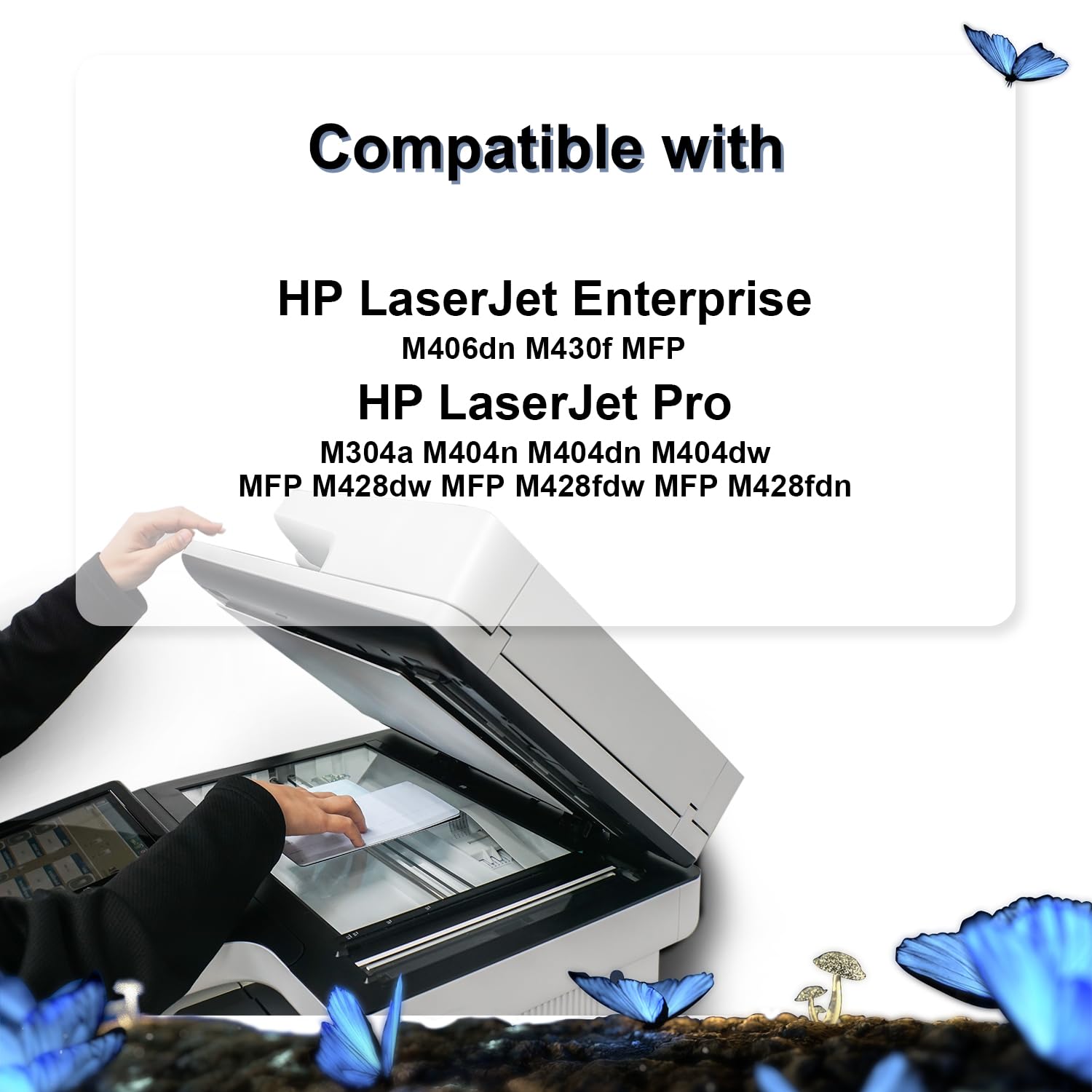 LOSMANN Toner 59A z chipem kompatybilny z HP CF259A CF259X 59X do HP Laserjet Pro MFP M428DW Toner MFP M404DW M406 M304 M428FDN M404N M304N M304DN M304DN M428 M404 M430 (1 czarny)
