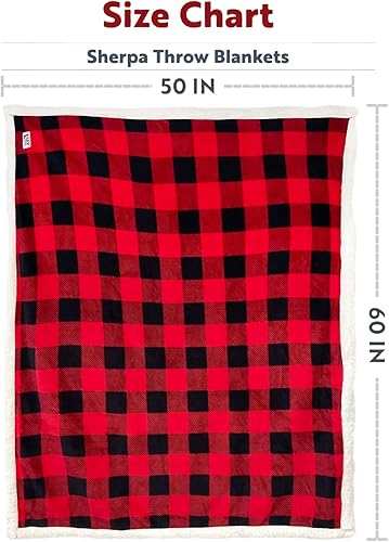Miniatura 6 de LazyOne - Manta suave de poliéster sherpa, a cuadros y diseños de animales, talla única, cálida, acogedora (Bear Fair Isle)