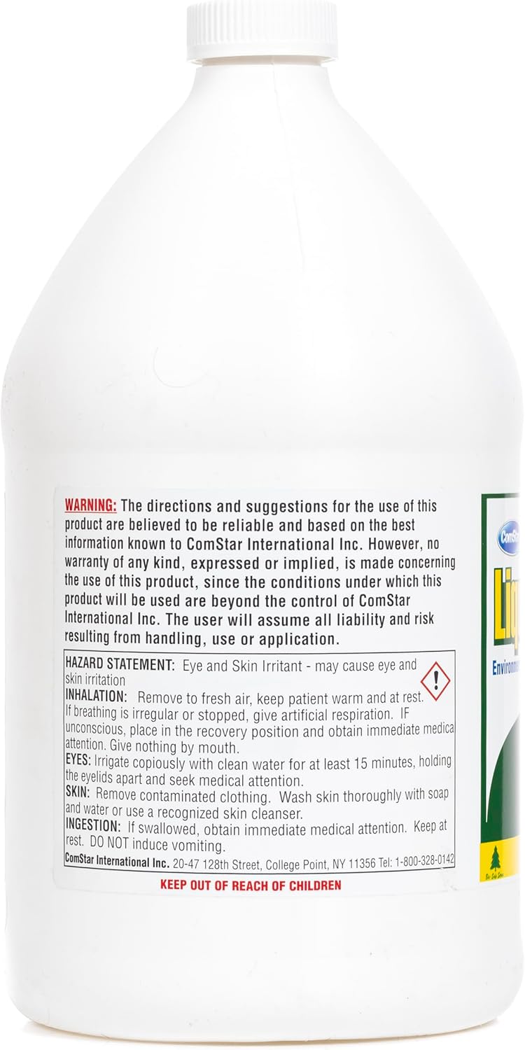 ComStar Liquid Safe, 1 Gallons, Environmental Oil Spill Cleaner, Degreaser, Removes Stains & Odors, Non-Toxic, Safe for Concrete, Asphalt, Parts, Petrol Spills (60-204)