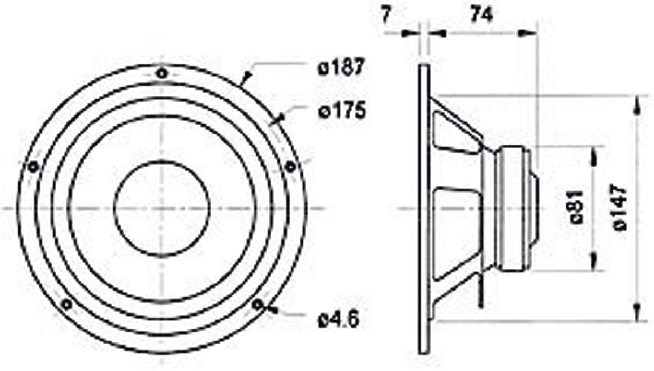 Visaton VS-W170S/4