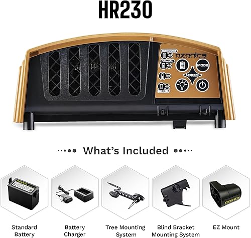Miniatura 2 de Ozonics HR230 Eliminador de olores Generador de ozono para caza - Control avanzado de olores para persianas, puestos - Incluye batería recargable