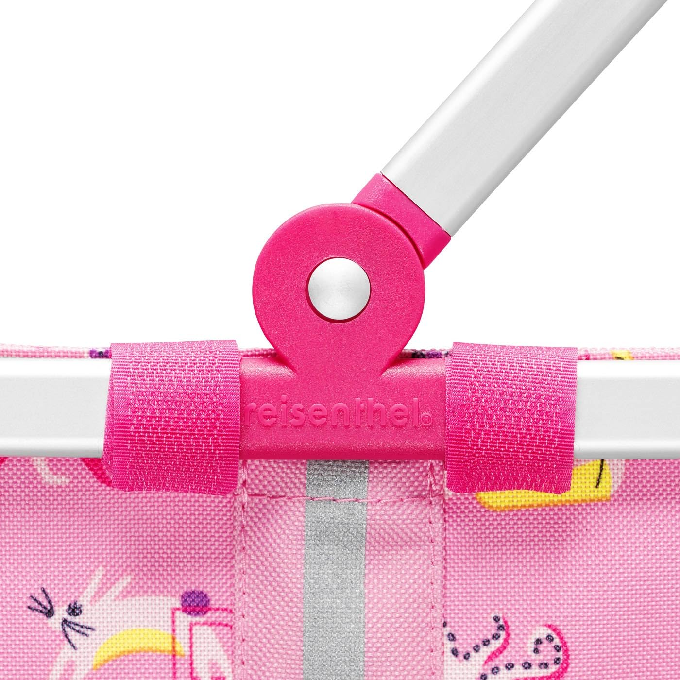 reisenthel carrybag XS Kids koszyk na zakupy 33,5 x 18 x 19,5 cm / 5 l/ABC Friends różowy