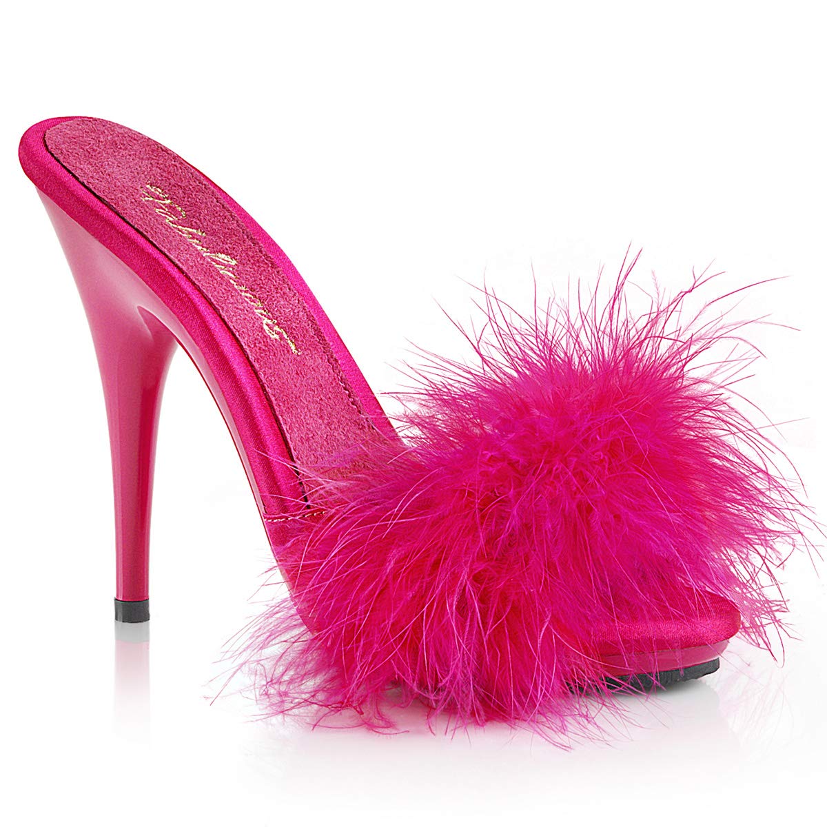 Fabulicious Women's Poise-501F Marabou Slipper