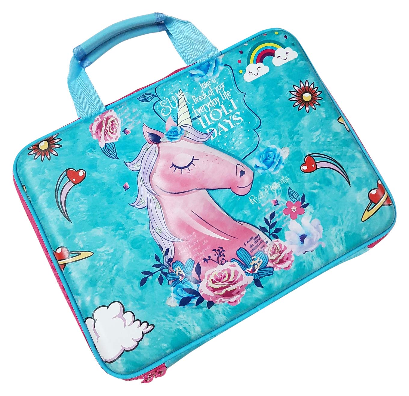 ONOTIC Latest Trendy iPad Air and Netbook Bag with Handle Fits 7 to 12-Inch Tablets for Girls (Unicorn 1) (B0828YQKBV) Amazon Price History, Amazon Price Tracker