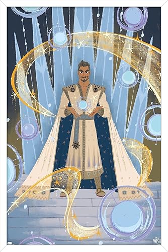 Vista 36 de Trends International Disney Wish - Póster de collage 4 (King Magnifico), póster de pared, 22.37 x 34.00 pulgadas, paquete de póster y montaje