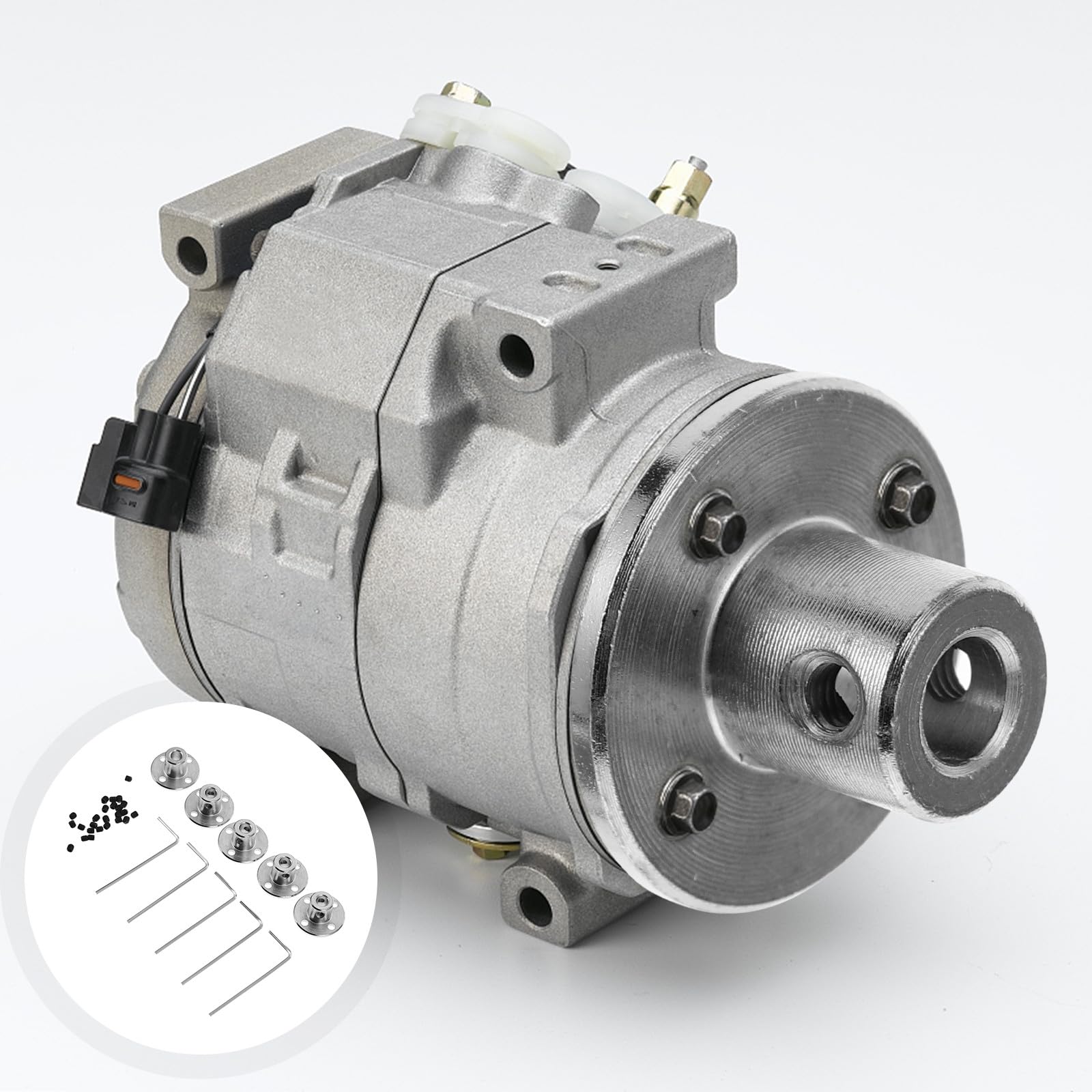 10 Stück Starre Flanschwellenkupplung aus Stahl mit Isolation und Wellenverbindung für Selbstgemacht Modellbau und Rc Flugzeug Motoranschluss in Silber