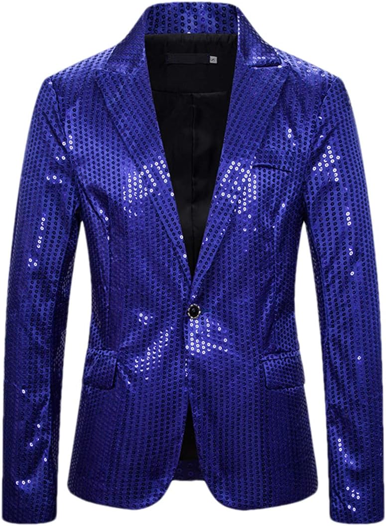 Abiti Da Cerimonia Taglie Forti Giacca Da Uomo Paillettes Jim Beam