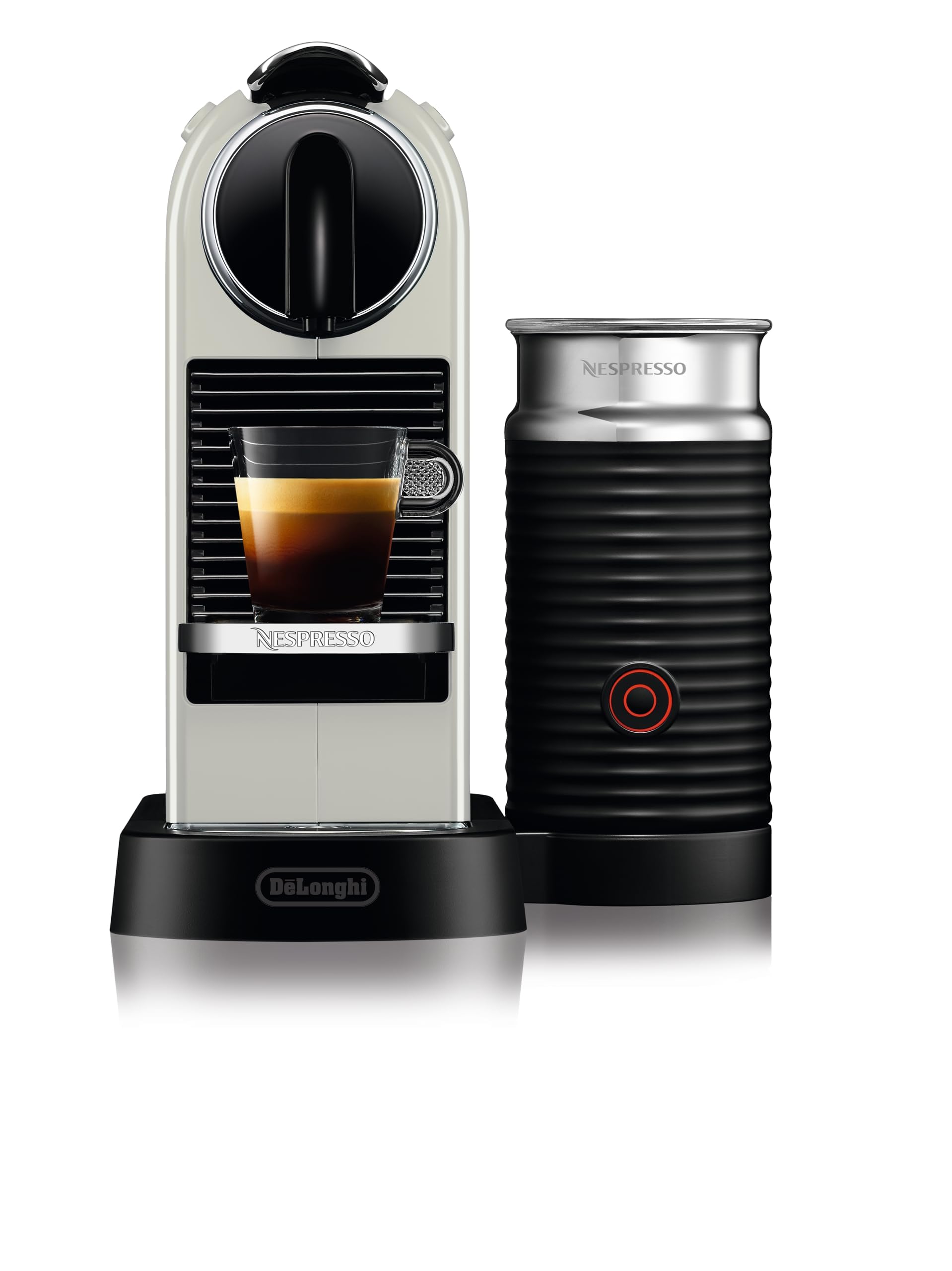 DeLonghi Nespresso Citiz EN267.WAE Cafetera con cápsulas, sistema de extracción especial, 1710 W, 1 L, plástico, Blanco