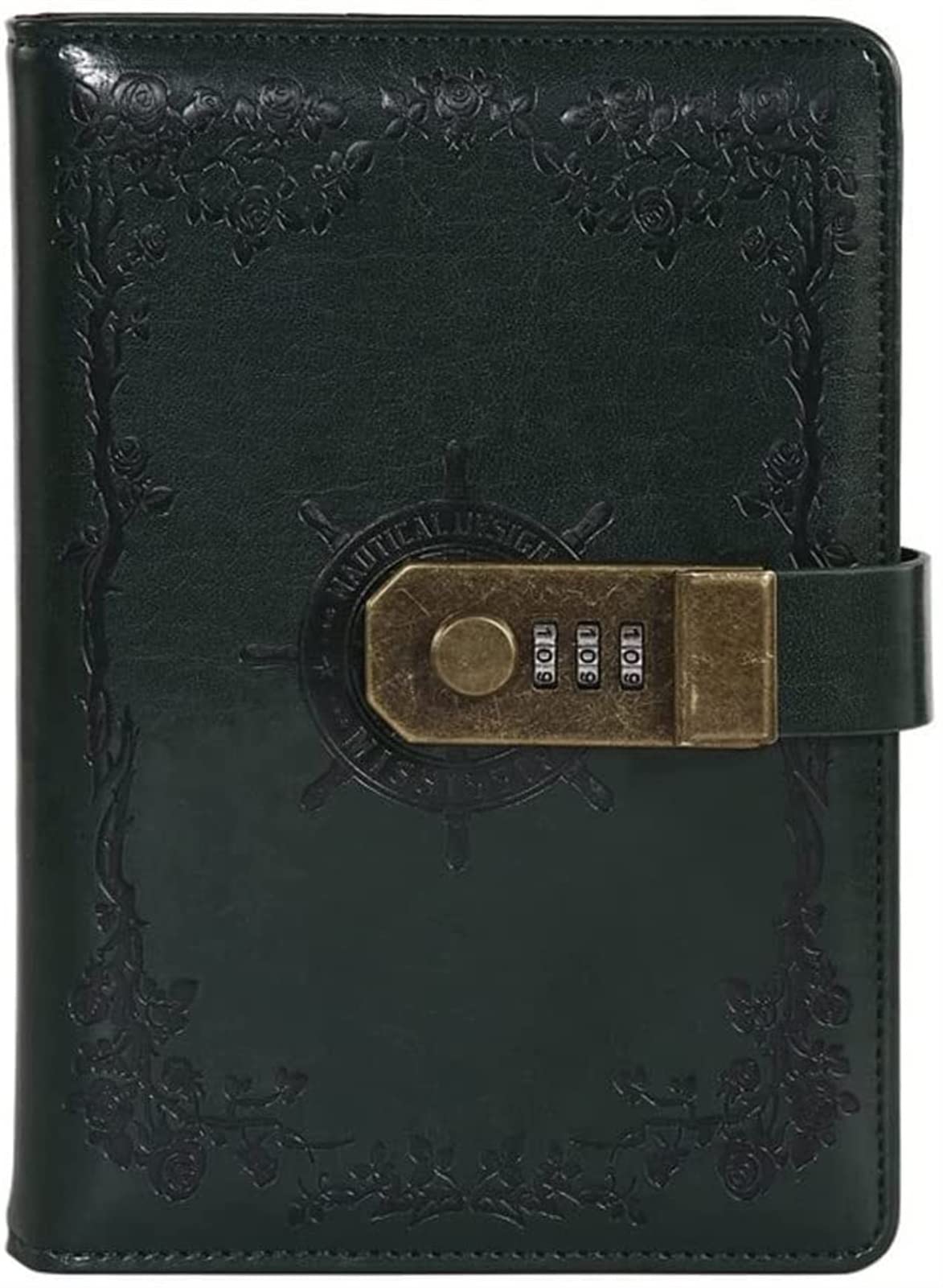Diario de Cuero con planificador de Bloqueo contraseña Cuadernos Retro y Diarios de Agenda de Agenda for Cuadernos Escolares Suministros (Color : D, Size : B6)
