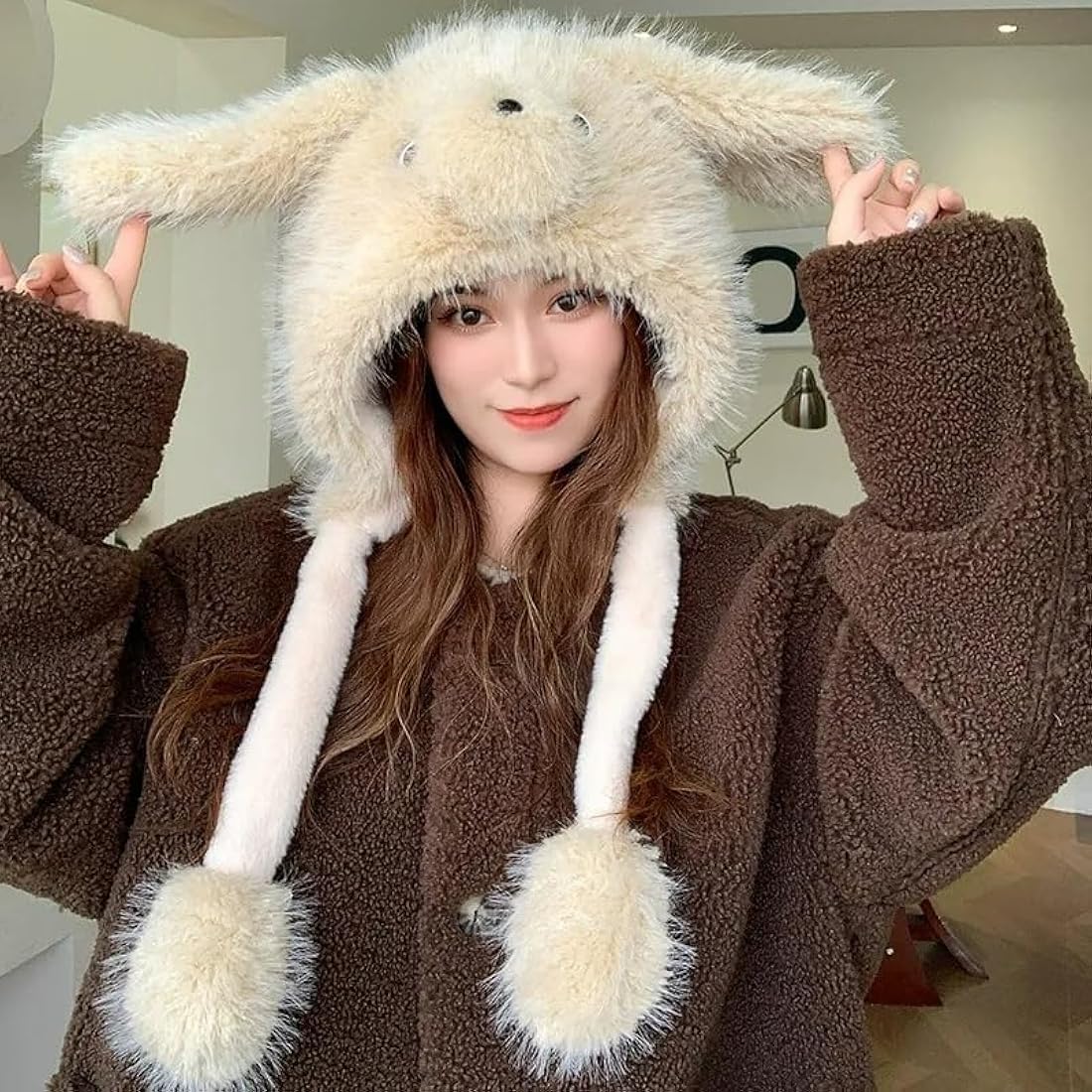 FR2 月桃　Rabbit Ears Beanie New arrival. 
