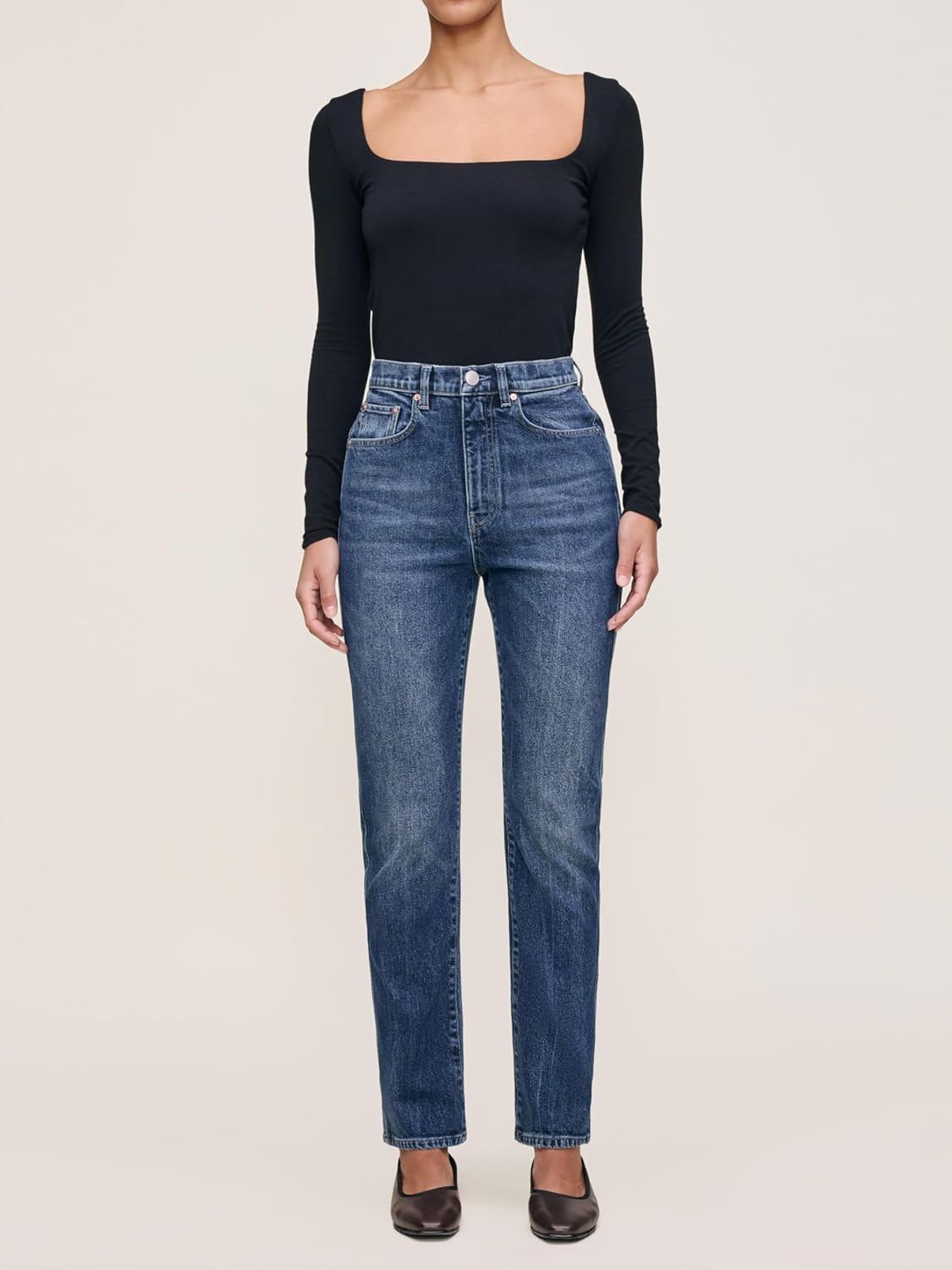 DL1961 Womens Kristy Cigarette Jeans - Straight Slim High Rise