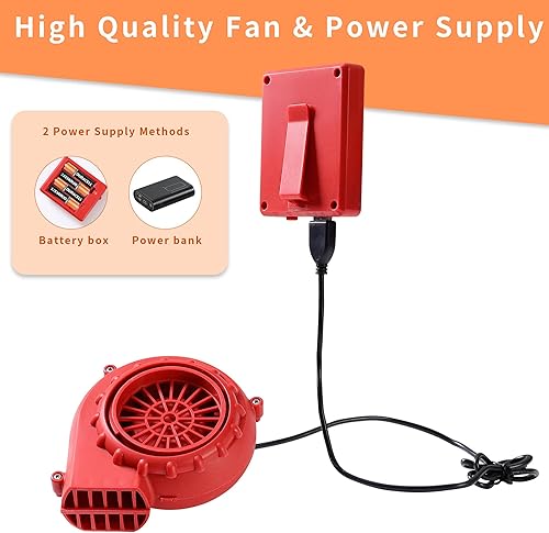 Miniatura 4 de GOOSH Caja inflable del paquete de la batería del traje para los trajes inflables del dinosaurio, reemplazo de la batería