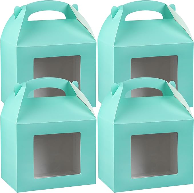 OMISTAR 10 Pcs Clear Cake Boxes With Ribbon, 7 X 7 X Australia | Ubuy - View #8