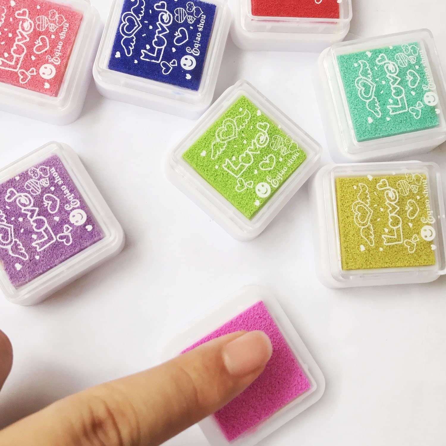 DEZIINE�.Fx Set of 1PCS Ink pad Stamp Coloured Printing Art Craft, Scrap-Booking (Pack of 24 Ink Pad) 4