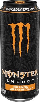 Monster Energy Orange Dreamsicle, Energy Drink, 16 Ounce (Pack of 15)