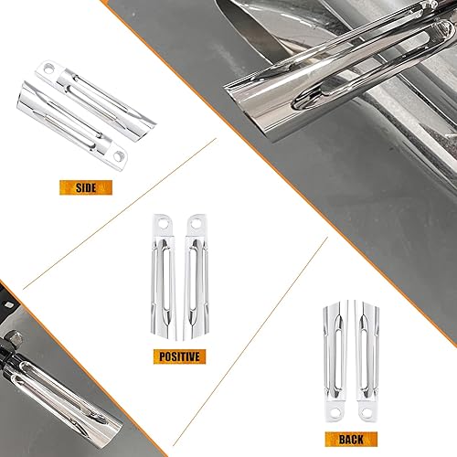 Miniatura 4 de Estriberas traseras para motocicleta, corte CNC, montaje masculino, reposapiés, pedales aptos para Harley Sportster Touring Road King Electra Glide