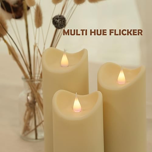 Miniatura 4 de GiveU Juego de velas de sauce de hierro de metal con llama móvil, moderno juego de centro de mesa negro, 81012 pulgadas de altura, para decoración