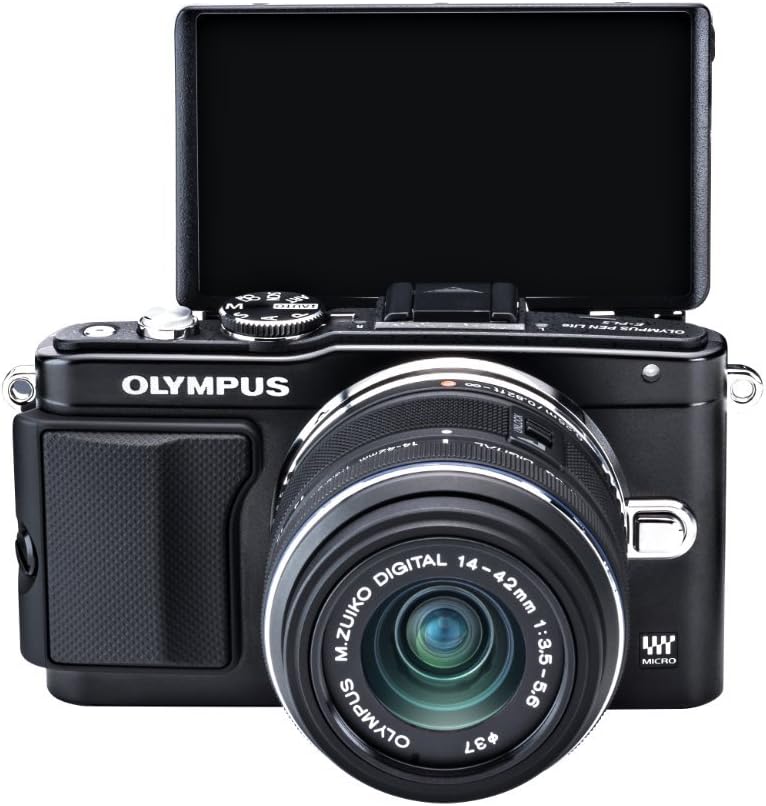 OM SYSTEM OLYMPUS EPL5 Mirrorless Digital Camera with 1442mm Lens (Black