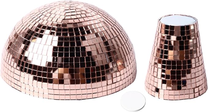Bola Discoteca Hongo Rosy Gold con Efectos Visuales miniatura 6