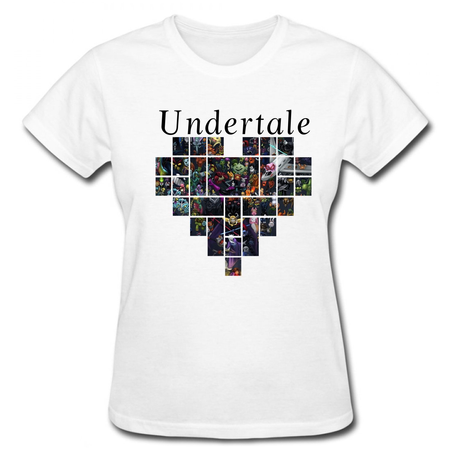 HKGO Undertale Characters Women's T Shirt Short Sleeves