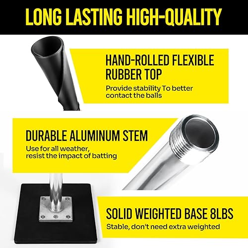 Miniatura 2 de PLAYAPUT Camiseta de bateo de béisbol  Camiseta profesional para béisbolsoftbol con base pesada, parte superior de goma flexible, camiseta de