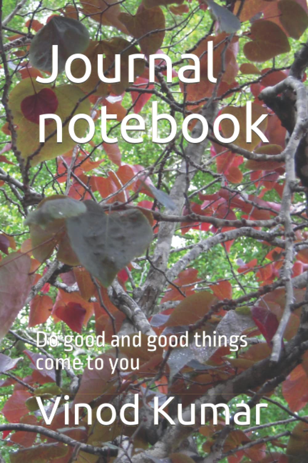 Journal notebook: Do good and good things come to you