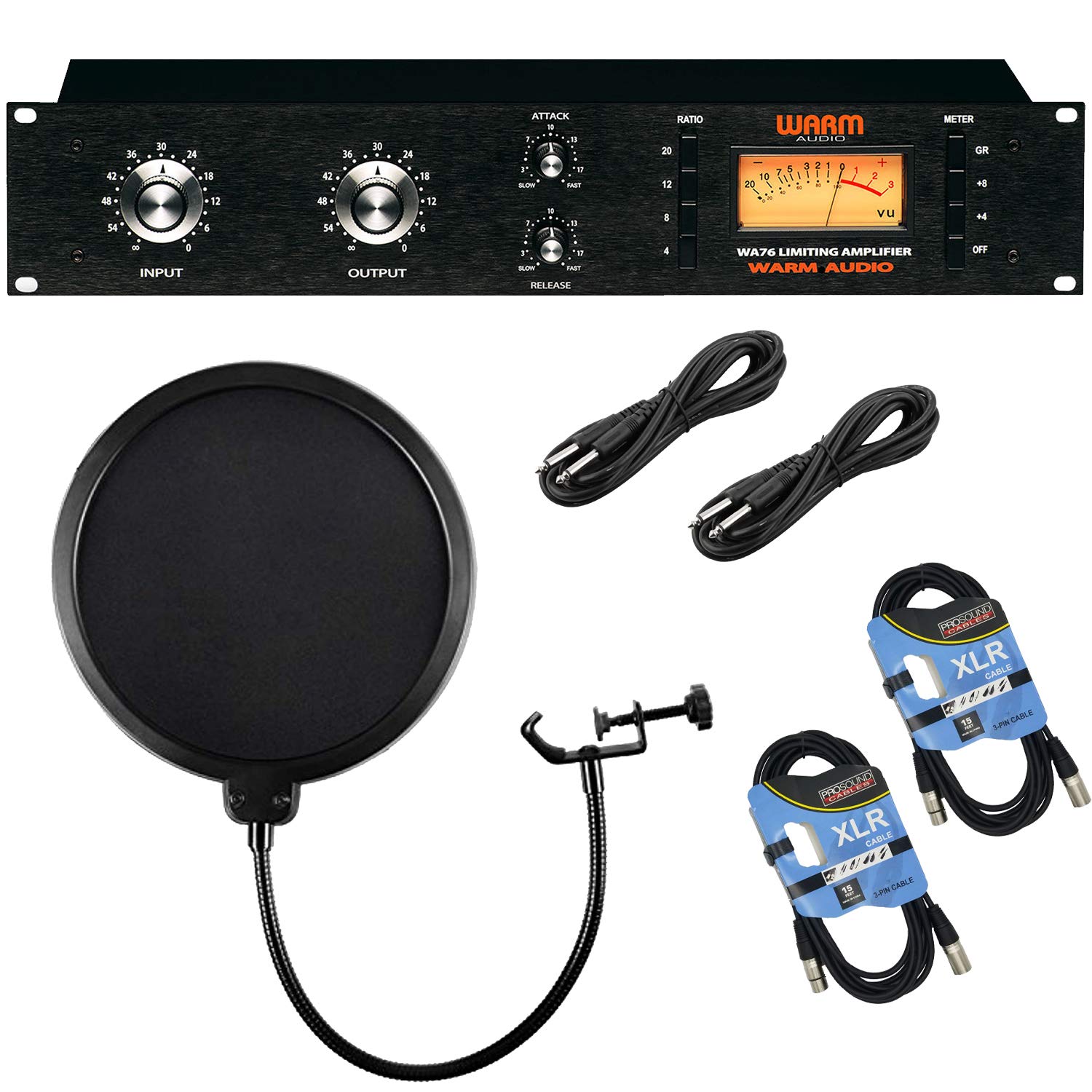 Amazon.com: Warm Audio WA76 Discrete FET Compressor, (2) XLR