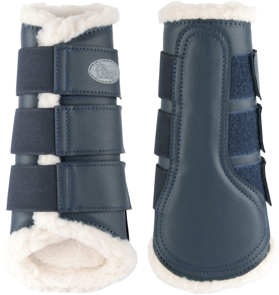 Harry's Horse Beenbeschermers Flextrainer, Color: Negro, tamaño: L