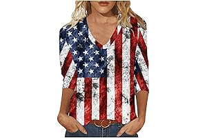 4th of July Patriotic T-Shirt for Women: Show Your Patriotism with Style and Comfort