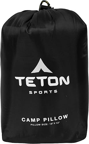 Vista 65 de Teton Camp - Almohada (zorro), color negro