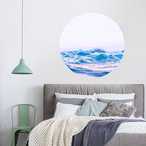 chromantics Pastel el mar escena – Mural Geométrico Ocean calcomanía de pared por