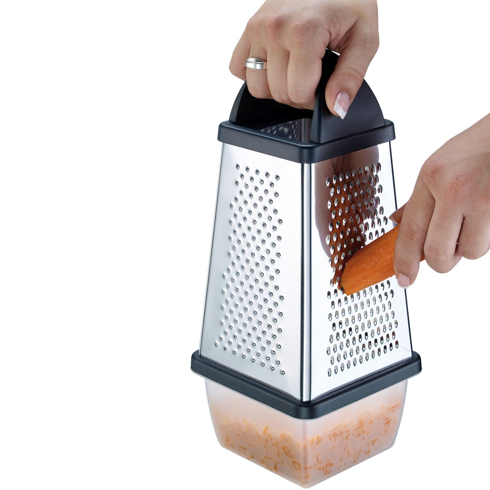 Râpe Universelle Westmark 3 En 1 - Acier Inoxydable - Pour Légumes, Fromage, Chocolat - Lavable Au Lave-vaisselle