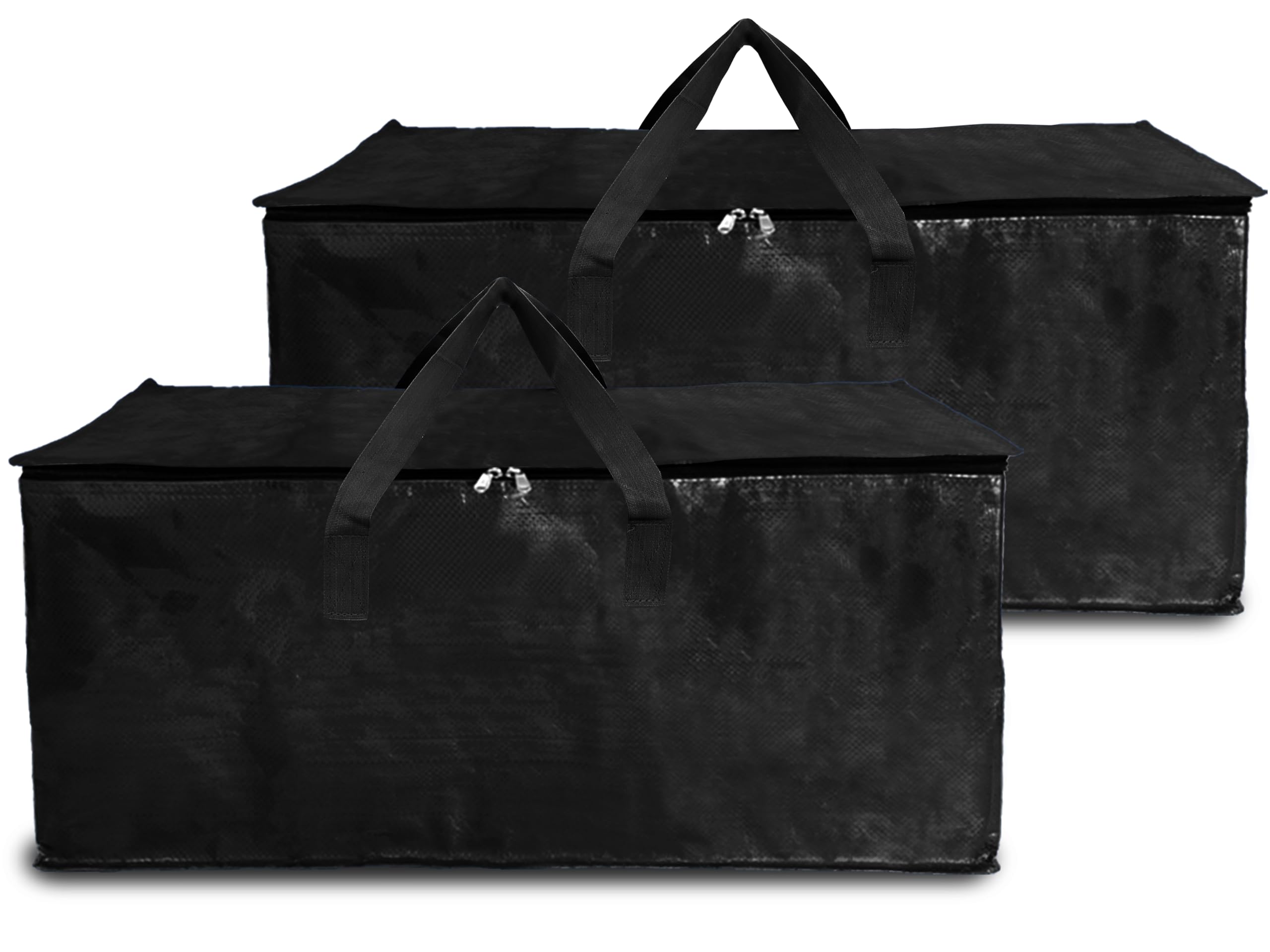 Shalimar Plastic Large Capacity Travel Bag/Storage Bag/Move-In Bags/Duffel Bag - Strong, Durable, Foldable And Water Resistant (Black (Pack Of - 2)) (B0BZZ3Q811) Amazon Price History, Amazon Price Tracker