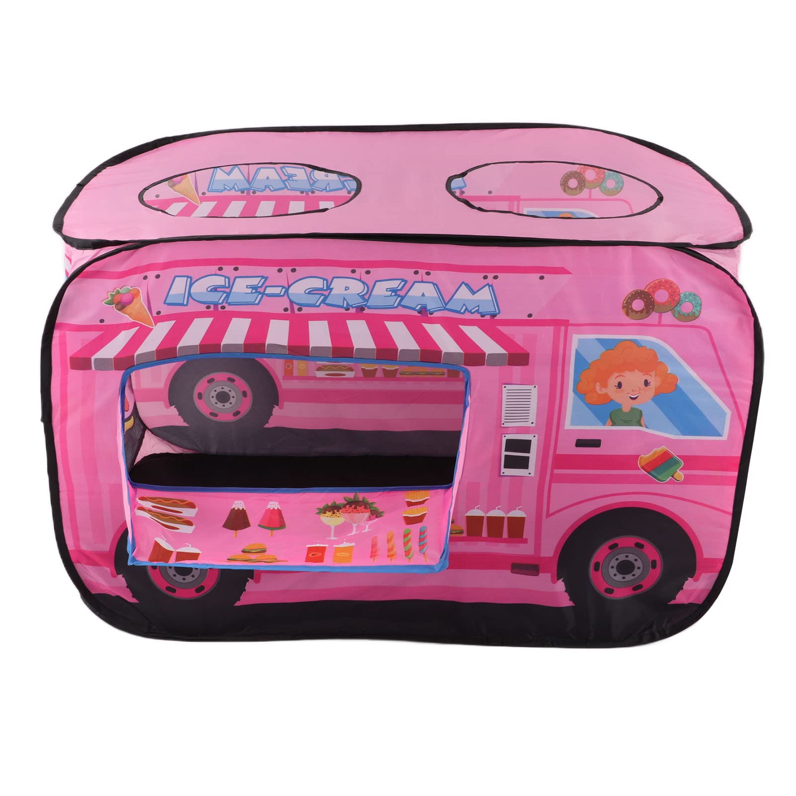 Prevessel Up Play Tent Ice Cream Truck Up Kids Playhouse for Indoor and Outdoor Activities - Image 3