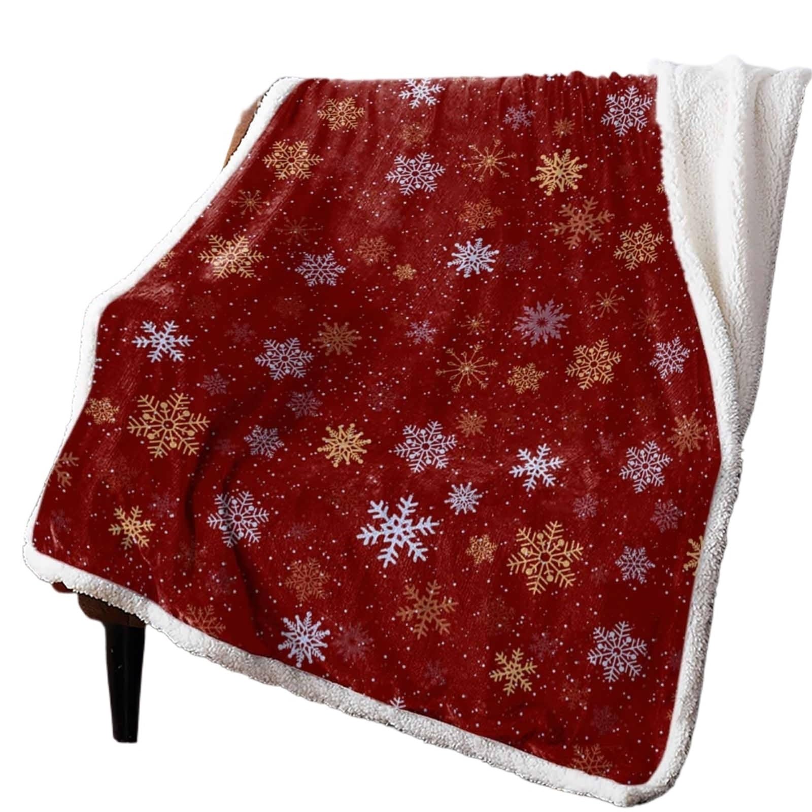 Couverture chaude en cachemire de Noël idéale pour des moments cosy sur le canapé ou au bureau