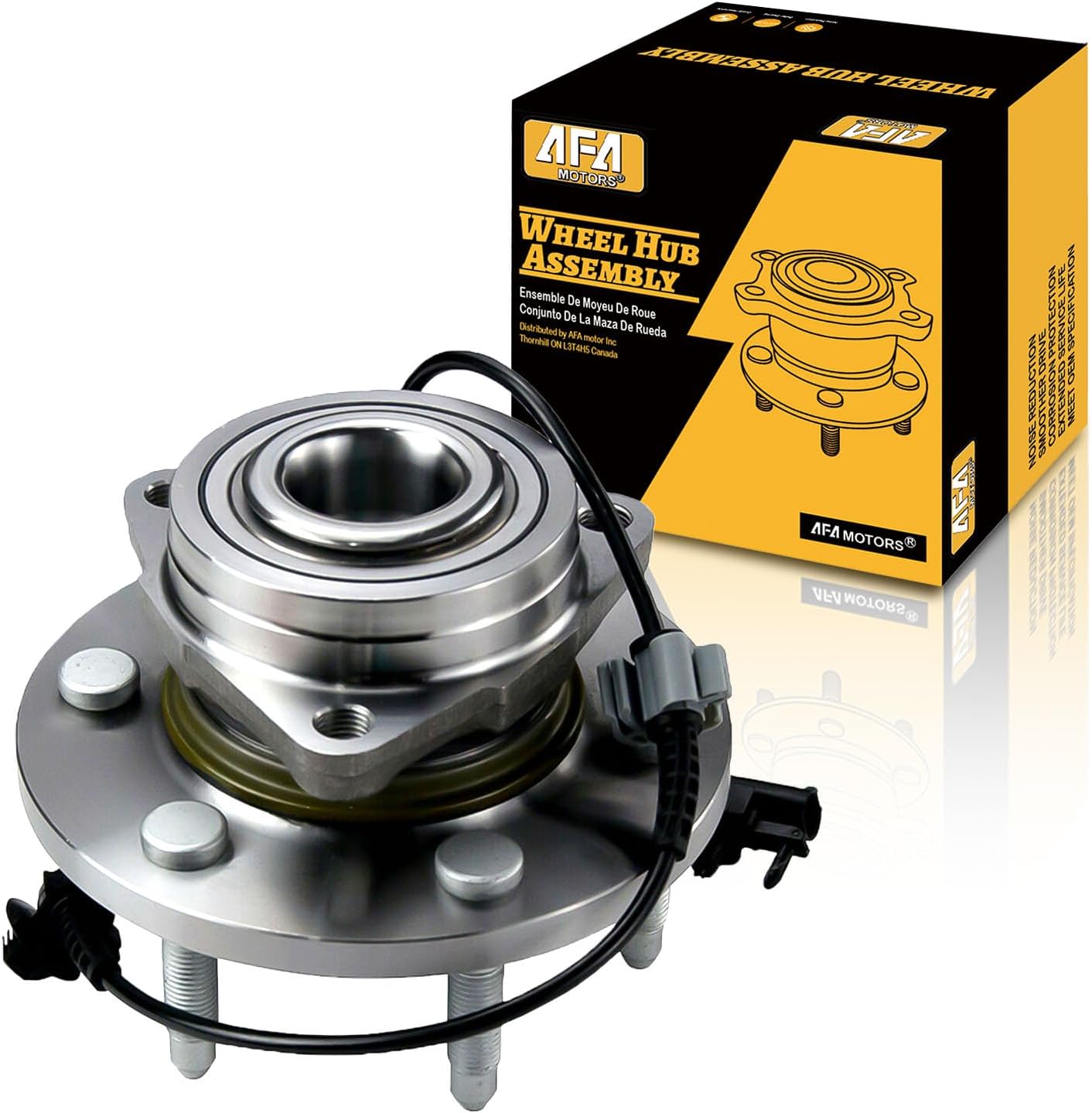 515142 Front Wheel Bearing Hub Assembly 6 Lugs 4WD for Ford F150 Expedition 2011-2014, Lincoln Navigator Hub Bearing w/ABS