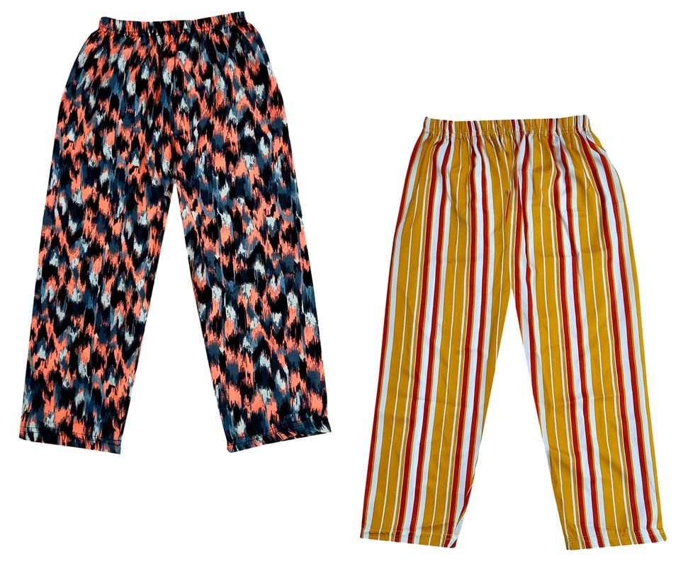 Image of IndiWeavesGirls Crepe Printed Loose Capri 3 /4th Pants